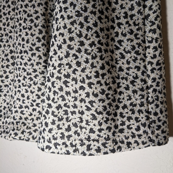 Zara A-line leopard mini skirt - Picture 4 of 6
